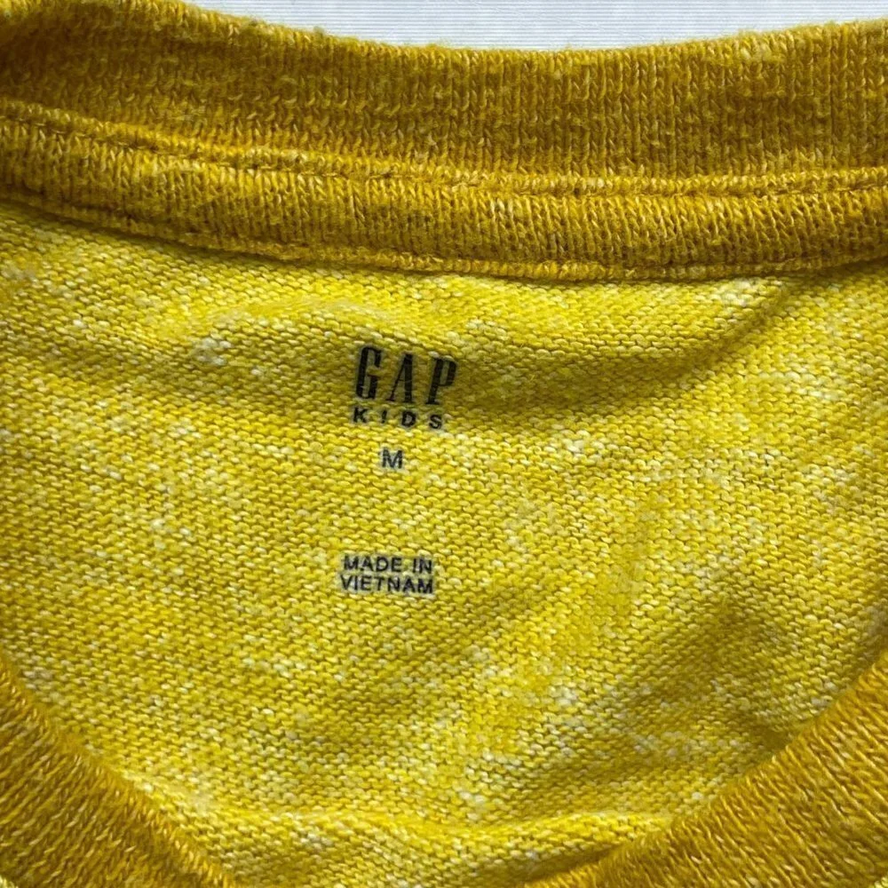 Gap Kids Boys Yellow Long sleeve shirt Medium (8-9)